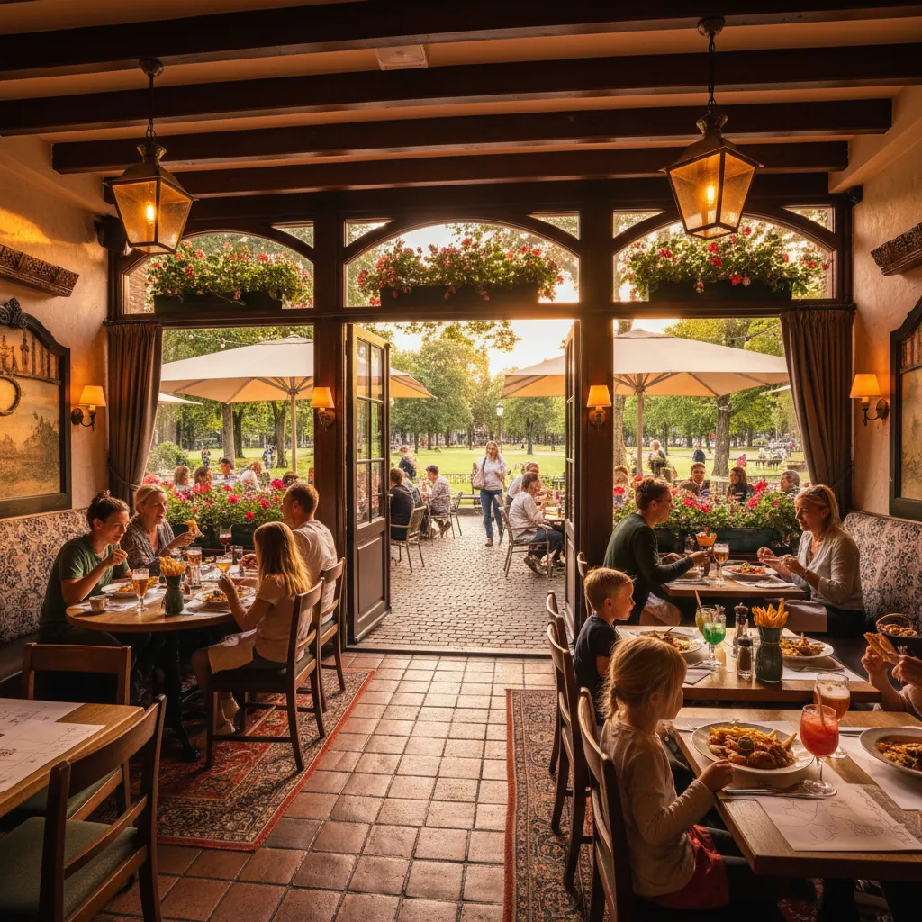Bij Hen 2.0, terras en restaurant aan Park Zegersloot in Alphen aan den Rijn